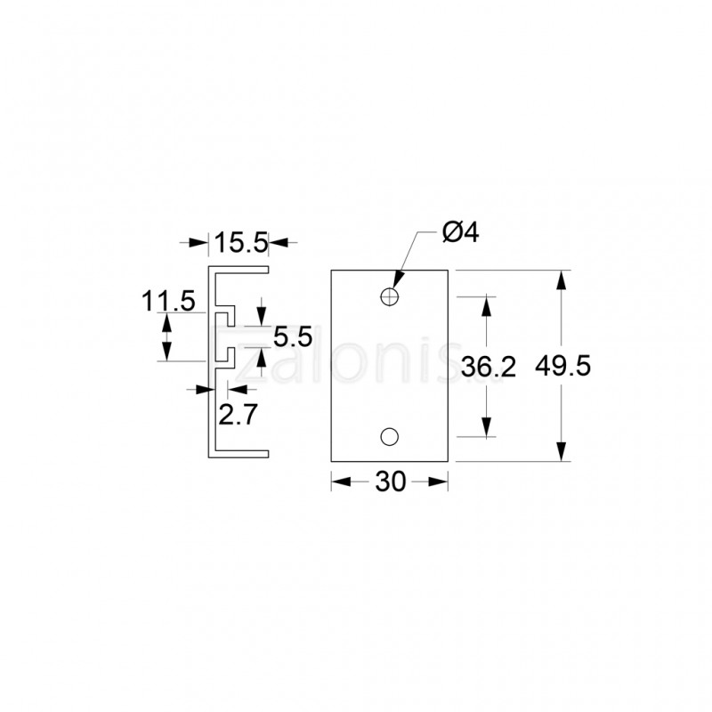 KITCHEN CABINET LEG CLIP RING BRACKET